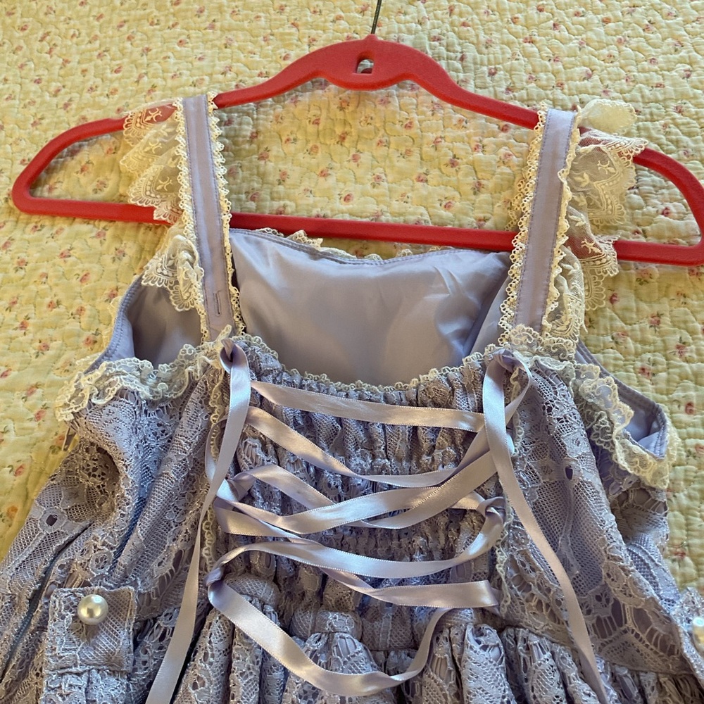 Angelic pretty Lolita Lavender Lace jsk - Picture 6 of 9